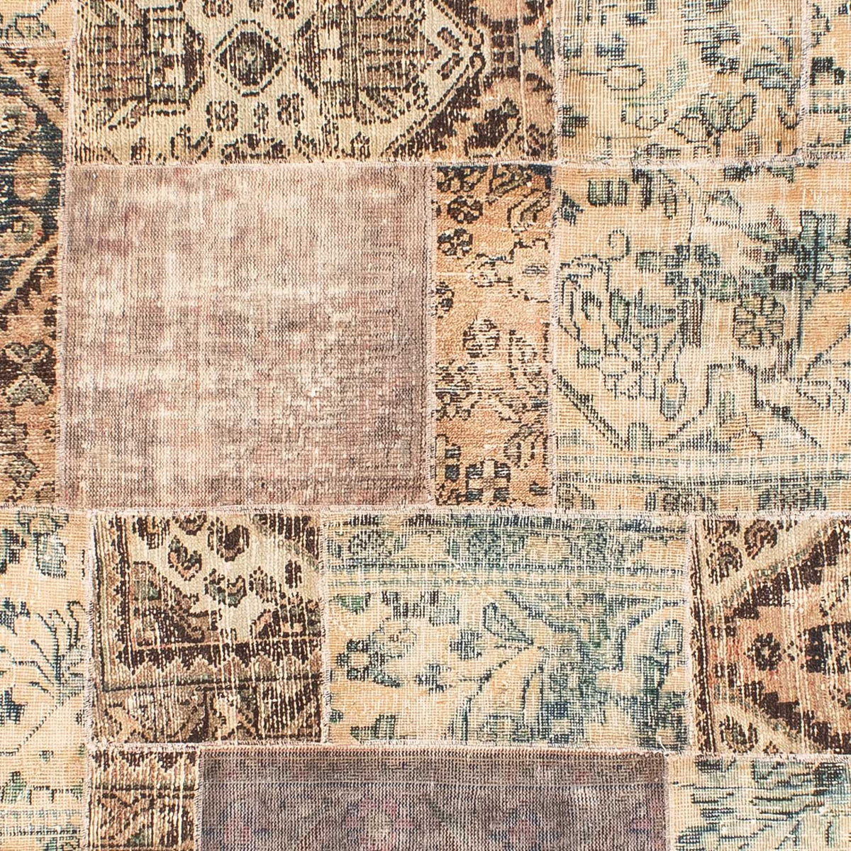 Tapis patchwork - 317 x 240 cm - multicolore