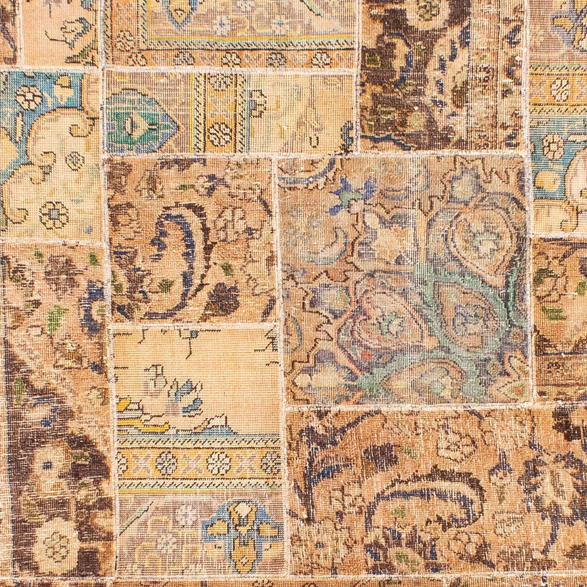 Tapis patchwork - 305 x 242 cm - multicolore