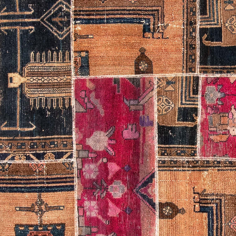 Tapis patchwork - 244 x 164 cm - multicolore