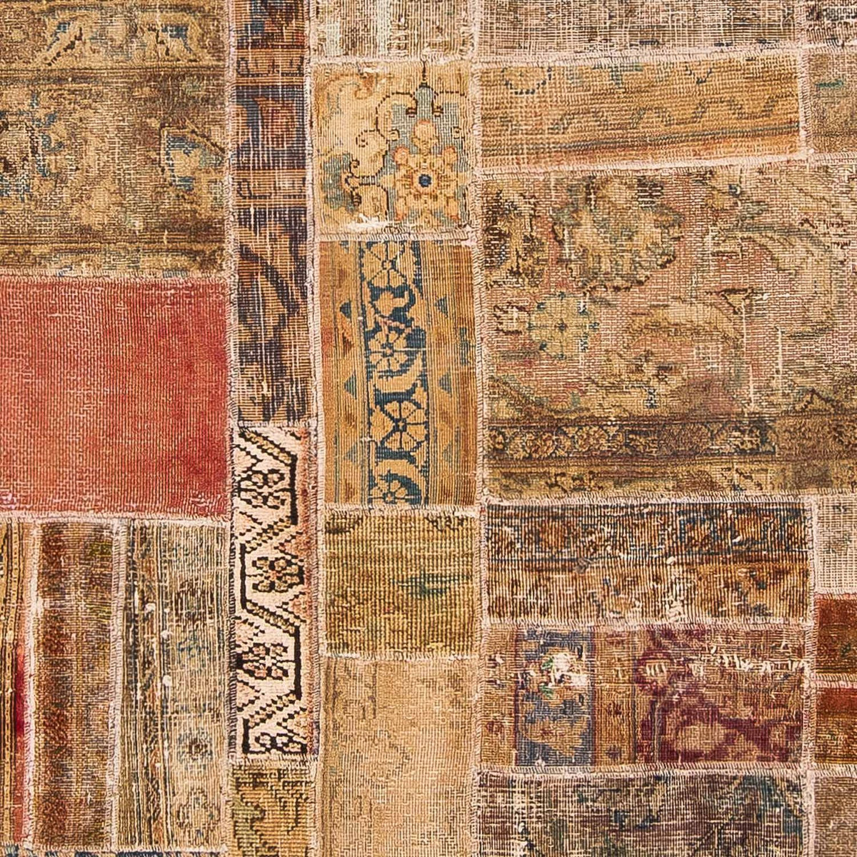 Tapis patchwork - 234 x 164 cm - multicolore