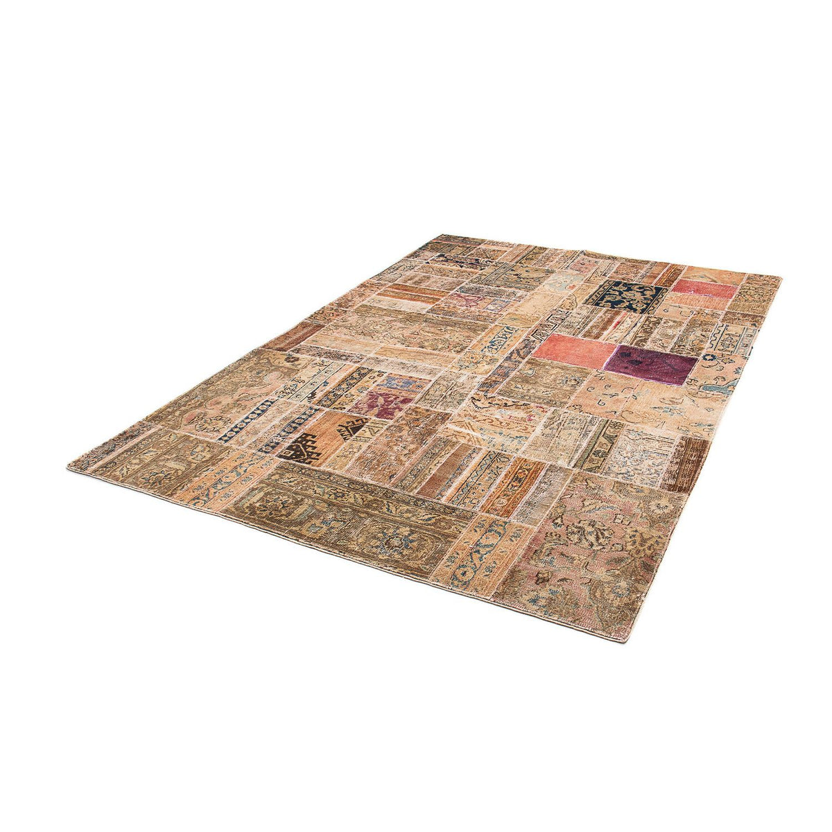 Tapis patchwork - 234 x 164 cm - multicolore