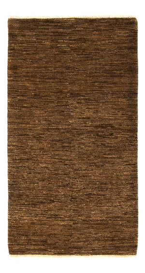 Tapis Gabbeh - Indus - 166 x 94 cm - marron foncé