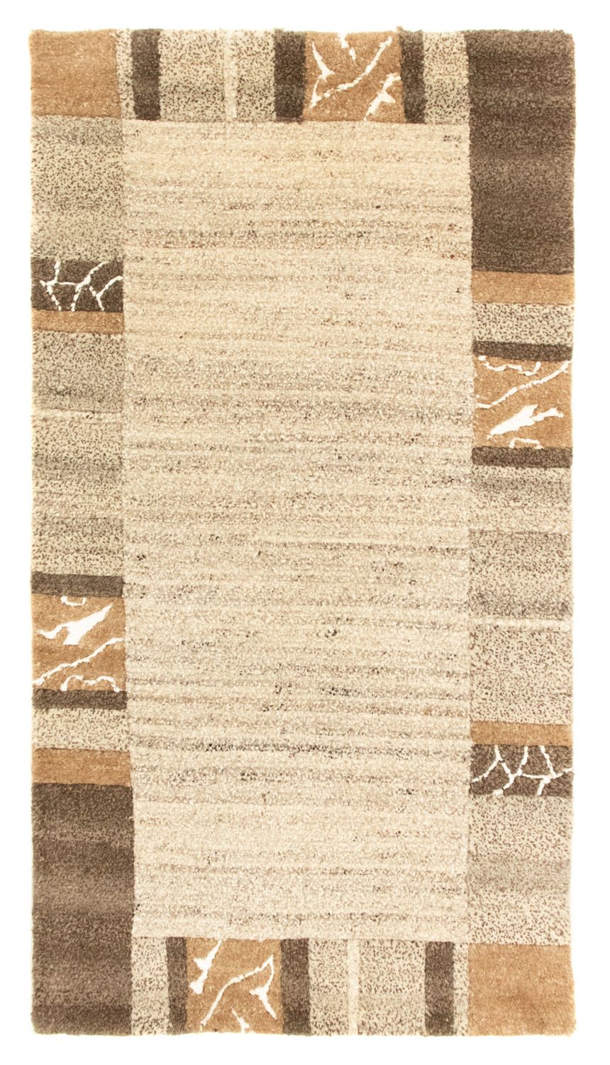 Tapis Népalais - 138 x 73 cm - beige
