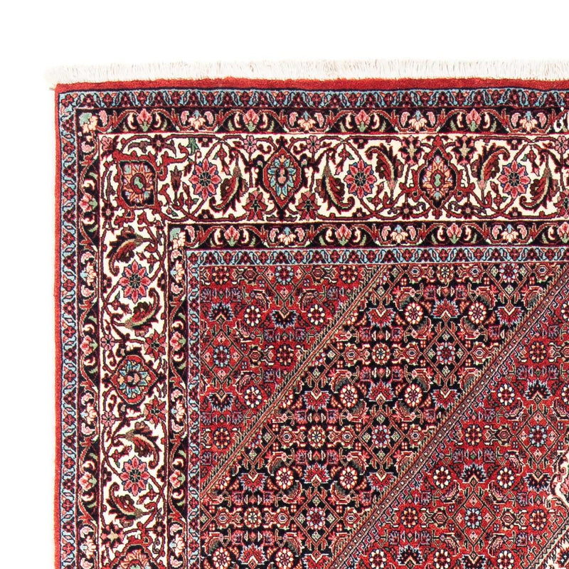Tapis persan - Bidjar - 241 x 172 cm - rouge foncé