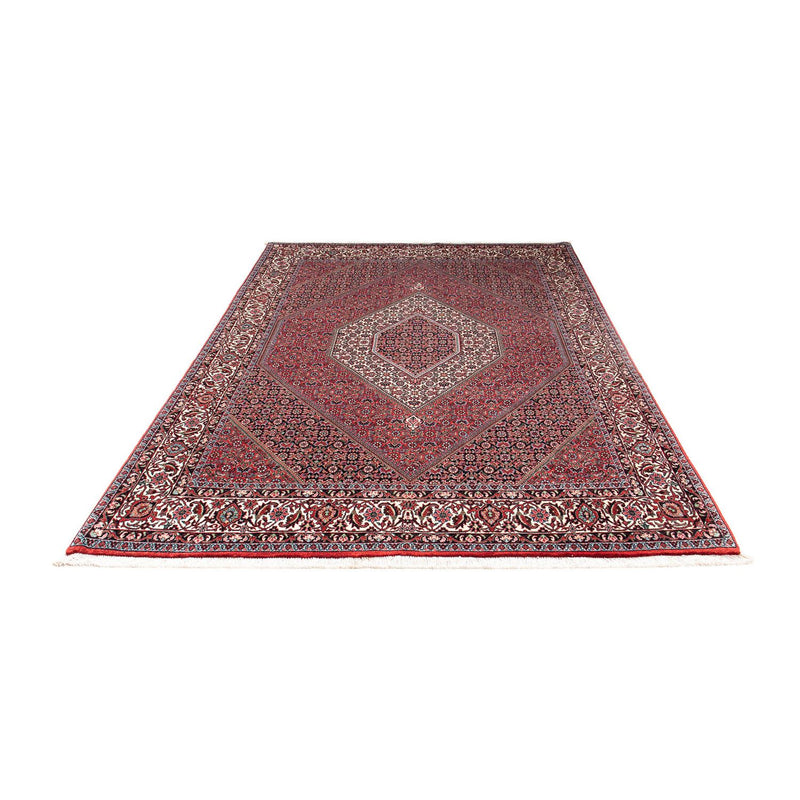 Tapis persan - Bidjar - 241 x 172 cm - rouge foncé