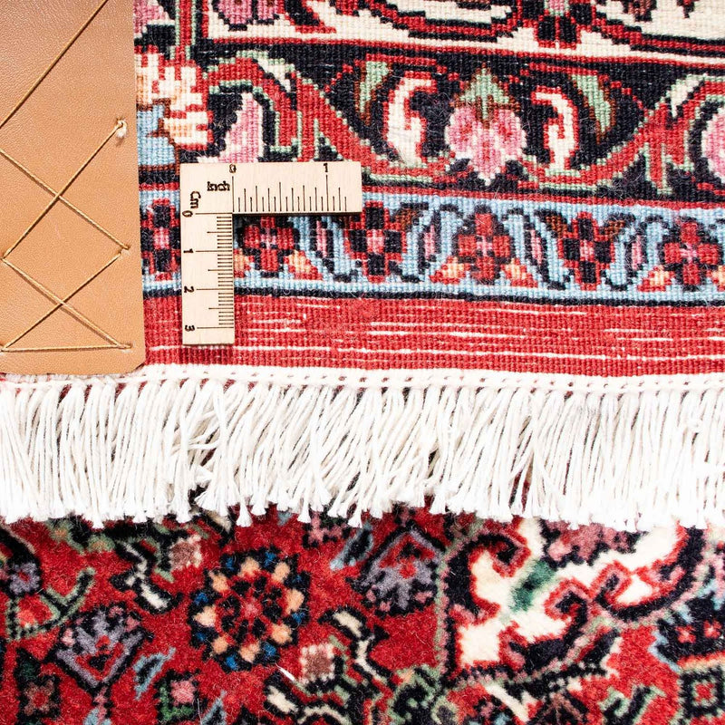 Tapis persan - Bidjar - 241 x 172 cm - rouge foncé