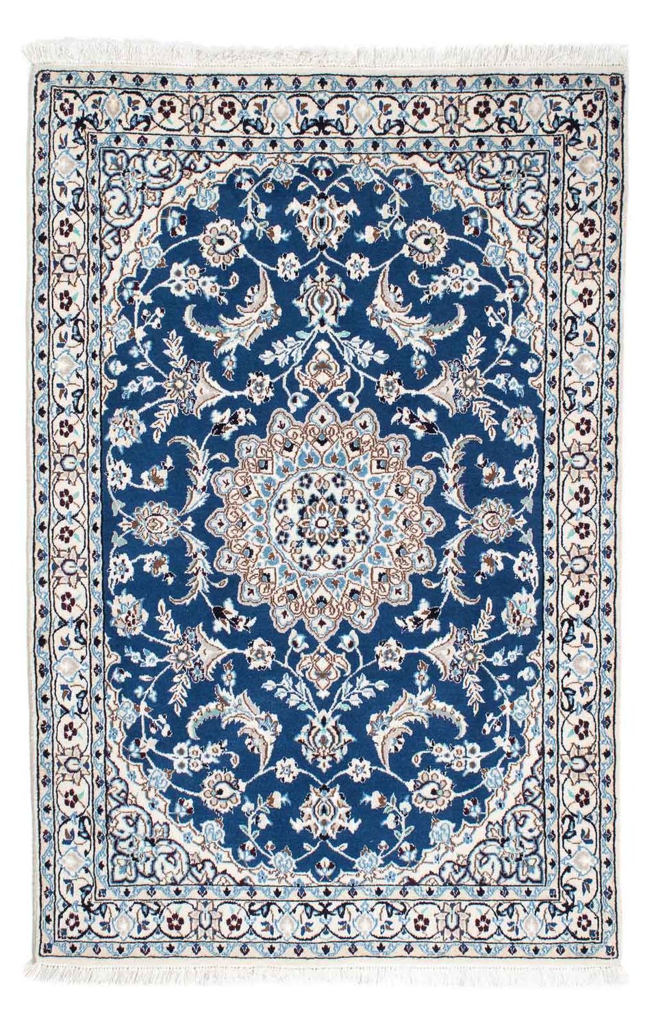 Tapis persan - Nain - Royal - 170 x 108 cm - bleu