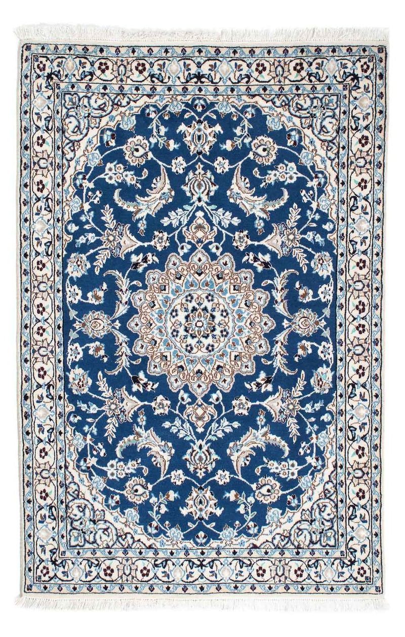 Tapis persan - Nain - Royal - 170 x 108 cm - bleu