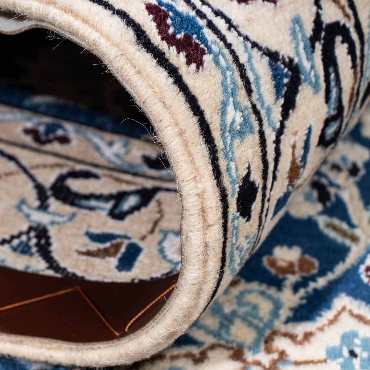 Tapis persan - Nain - Royal - 170 x 108 cm - bleu