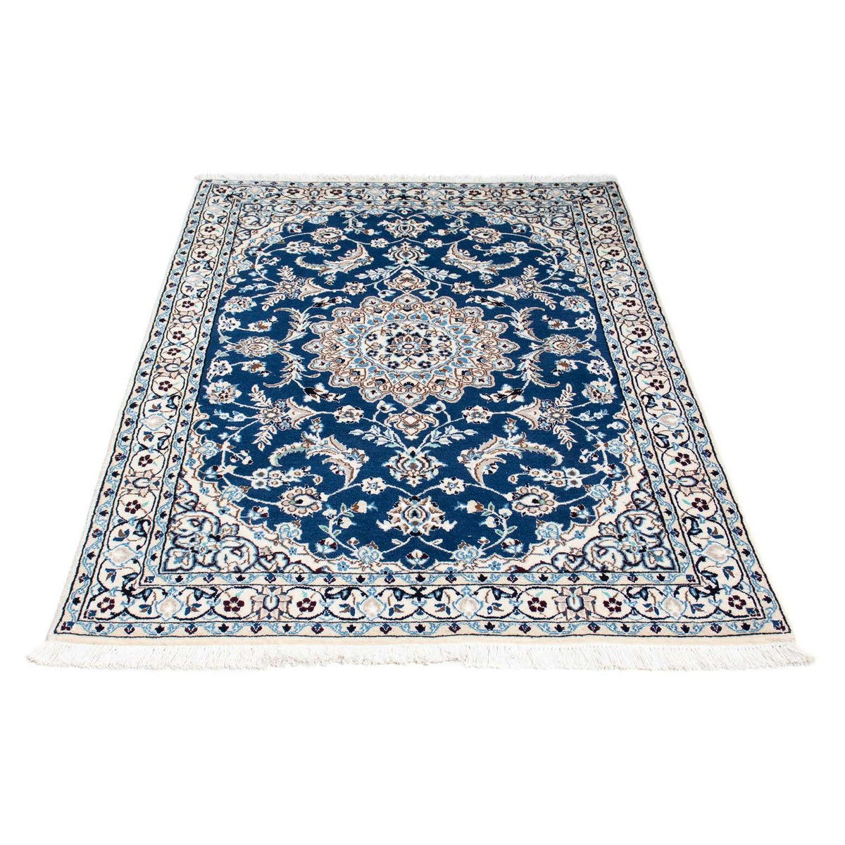 Tapis persan - Nain - Royal - 170 x 108 cm - bleu