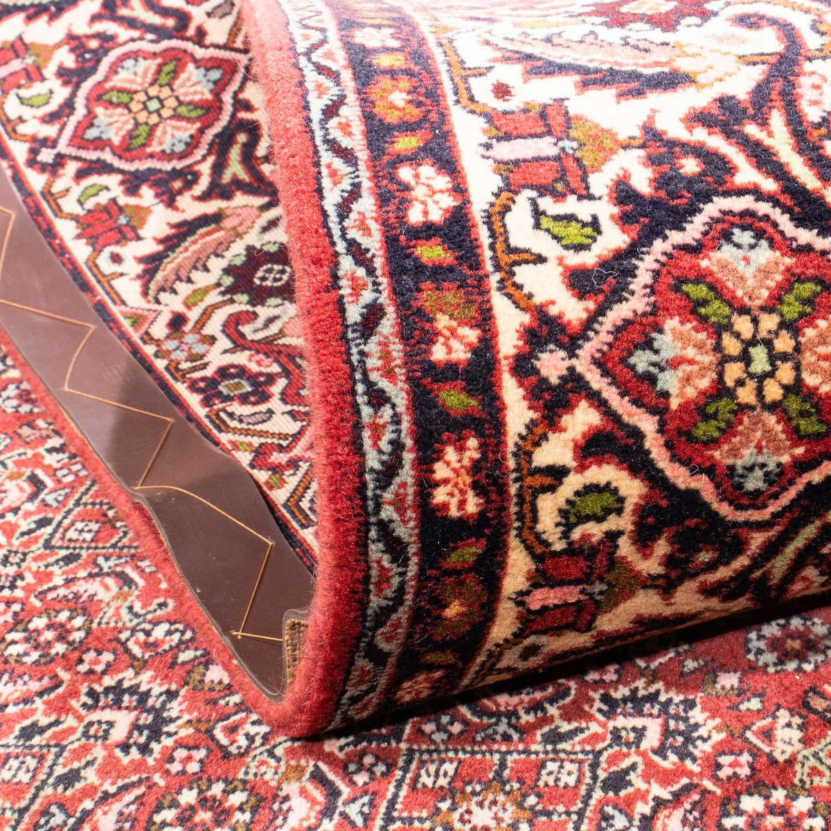 Tapis persan - Bidjar - 298 x 200 cm - rouge foncé