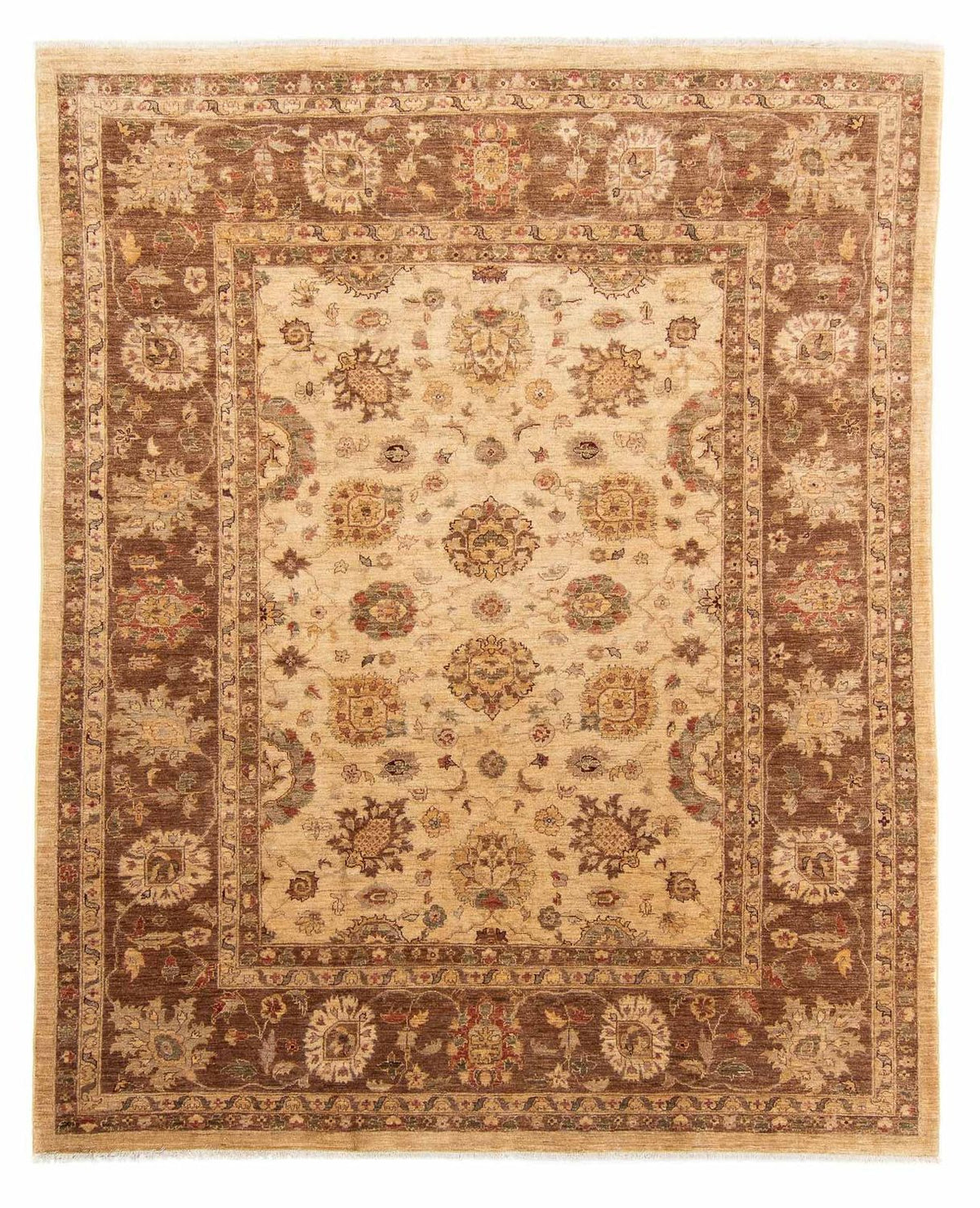Tapis Ziegler - 281 x 240 cm - marron clair