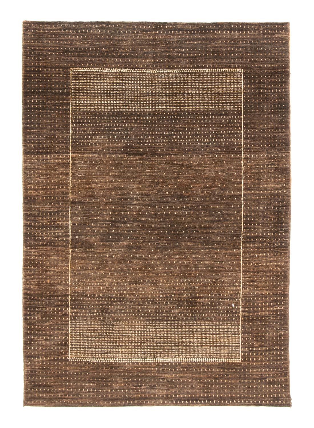 Tapis Gabbeh - Indus - 170 x 122 cm - marron