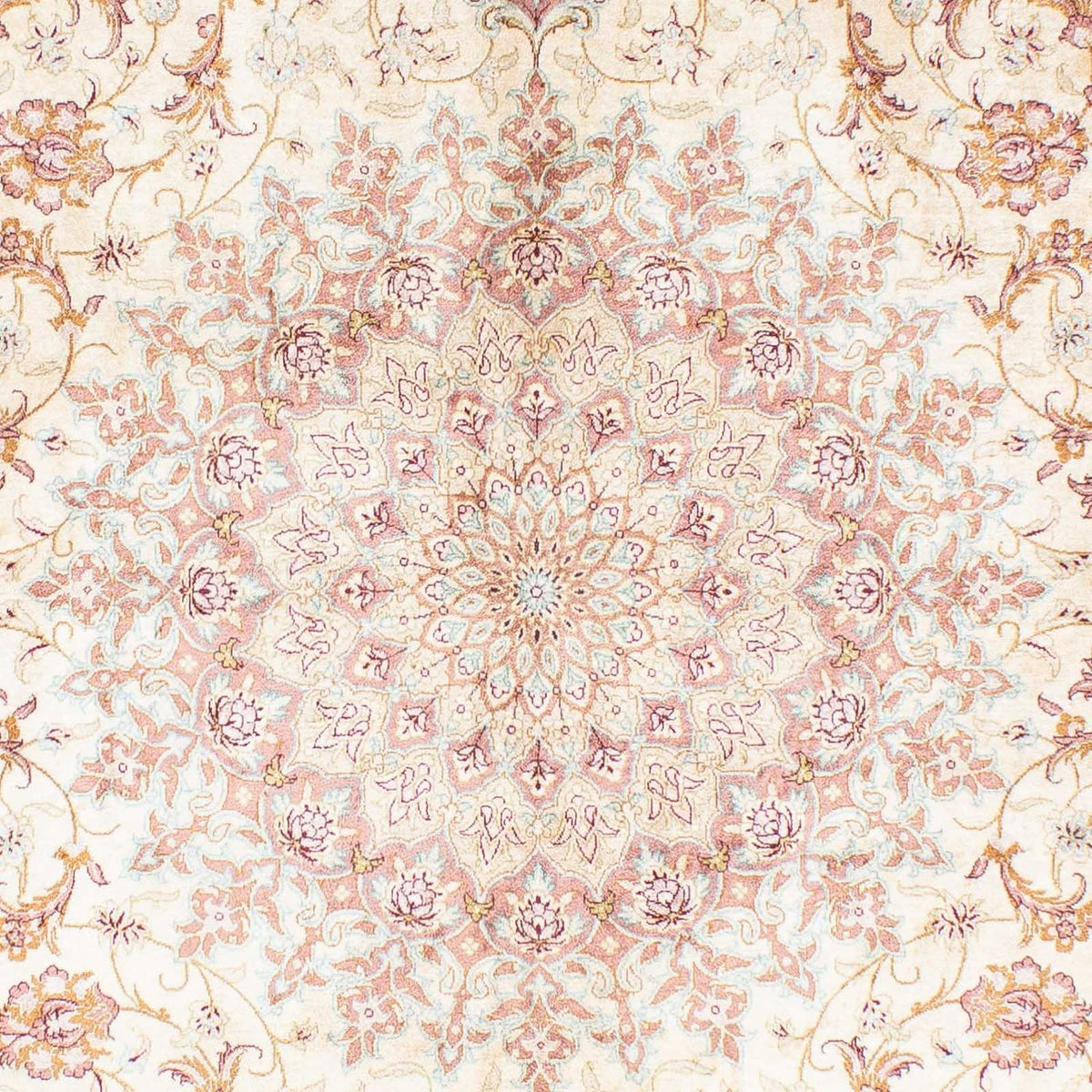 Tapis persan - Ghom - 240 x 160 cm - beige