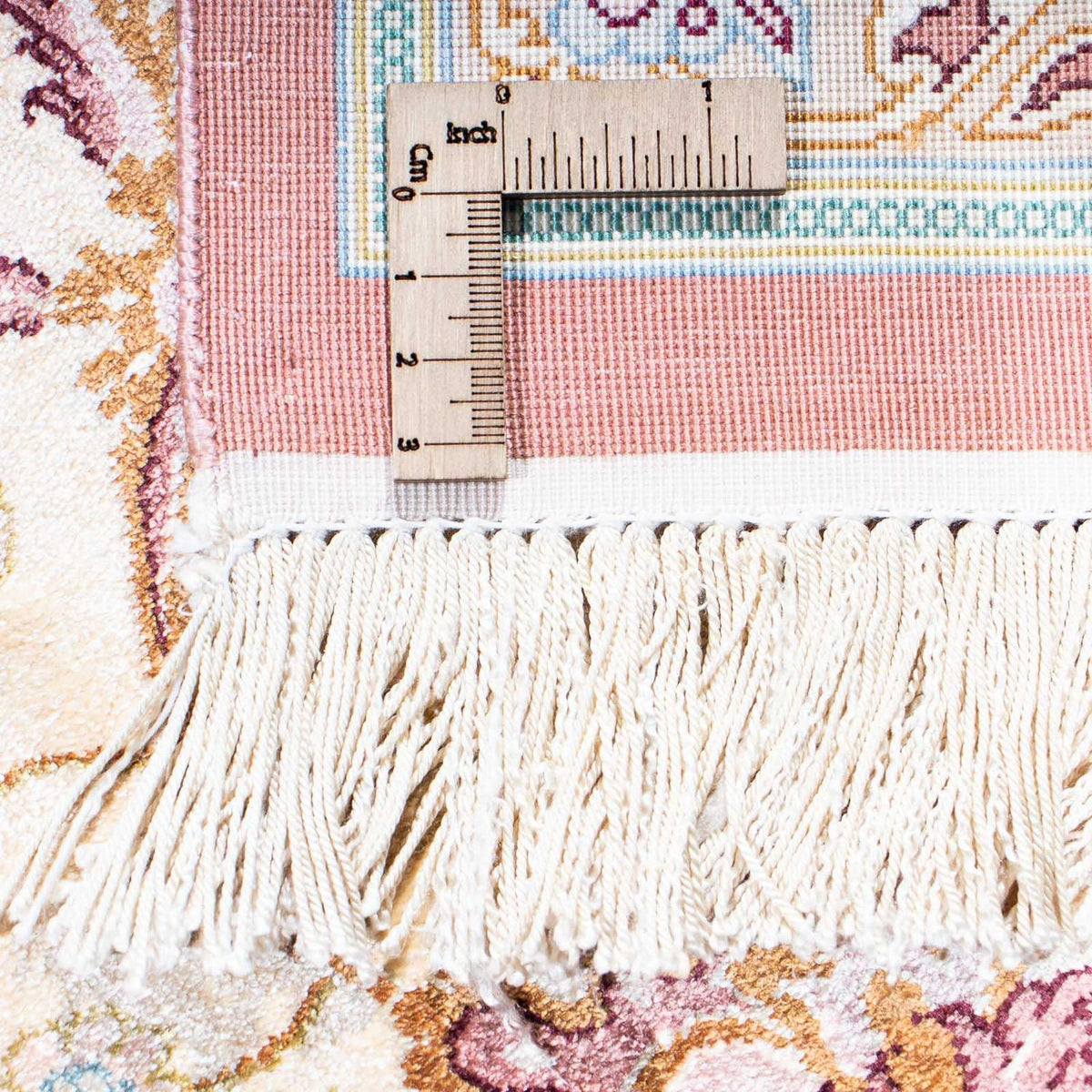 Tapis persan - Ghom - 240 x 160 cm - beige