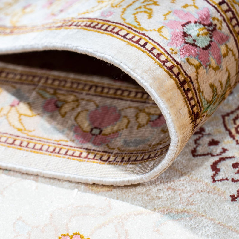 Tapis persan - Ghom - 235 x 157 cm - beige