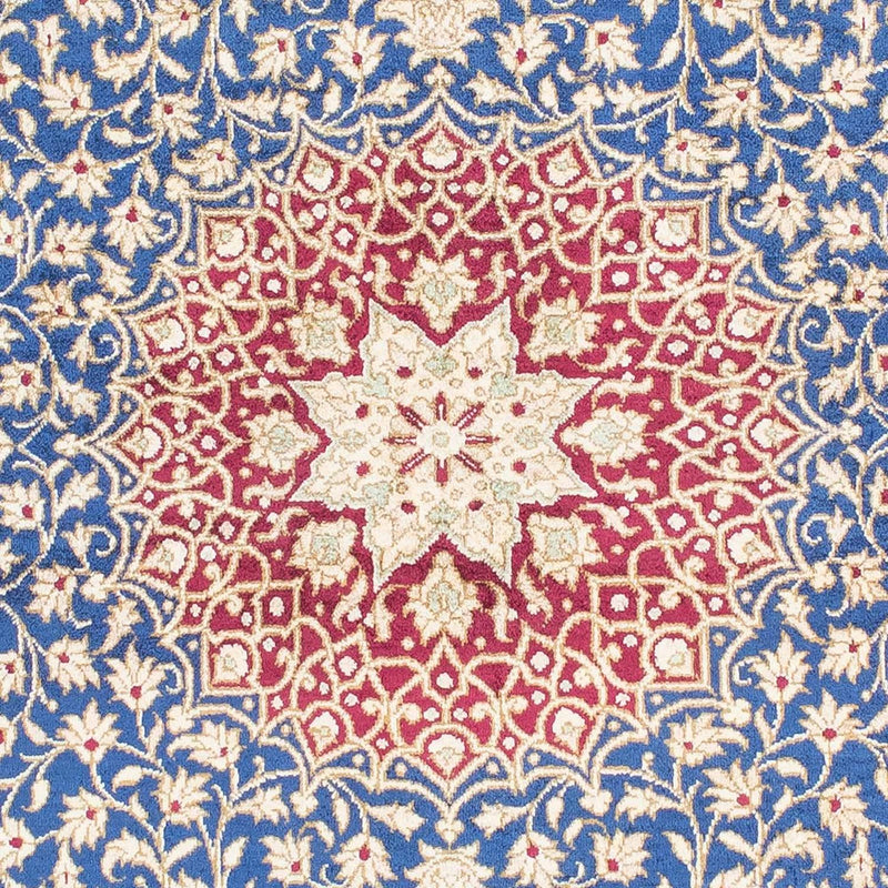 Tapis persan - Ghom - 152 x 100 cm - bleu foncé