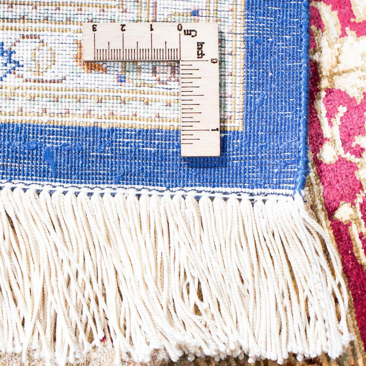 Tapis persan - Ghom - 152 x 100 cm - bleu foncé