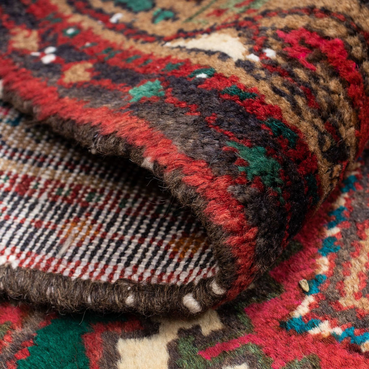 Tapis persan - Nomadic - 115 x 78 cm - rouge
