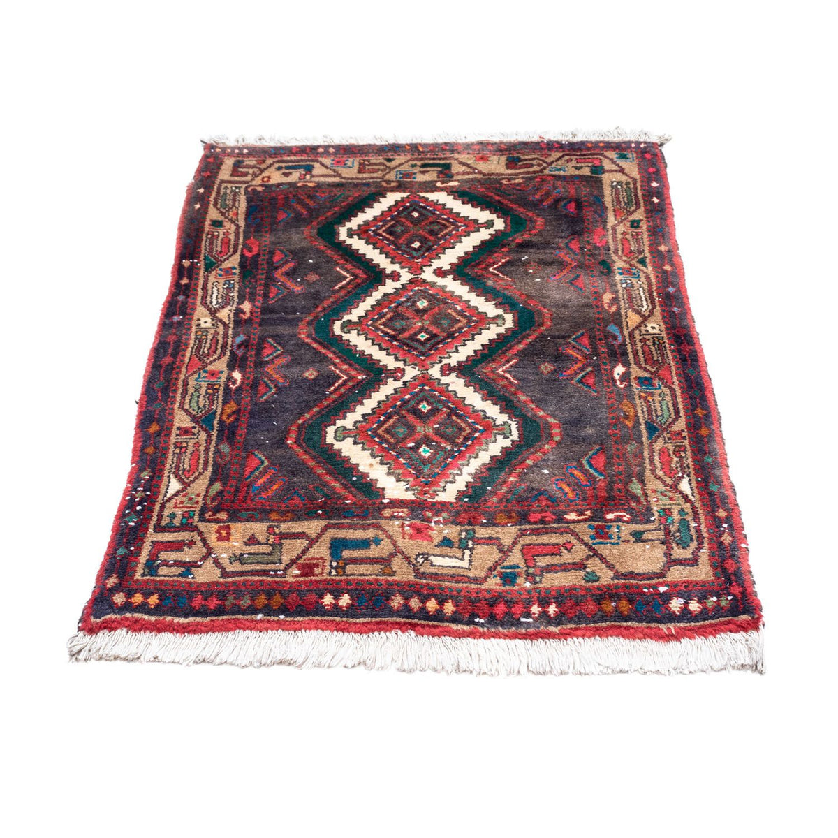 Tapis persan - Nomadic - 115 x 78 cm - rouge