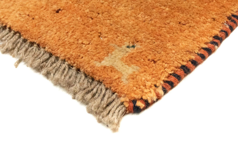 Tapis Gabbeh - Persan - 86 x 58 cm - or