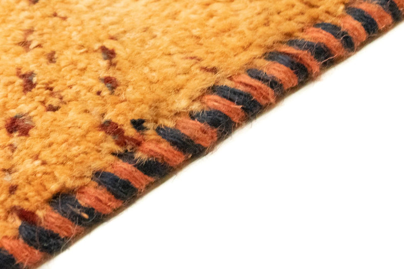 Tapis Gabbeh - Persan - 86 x 58 cm - or