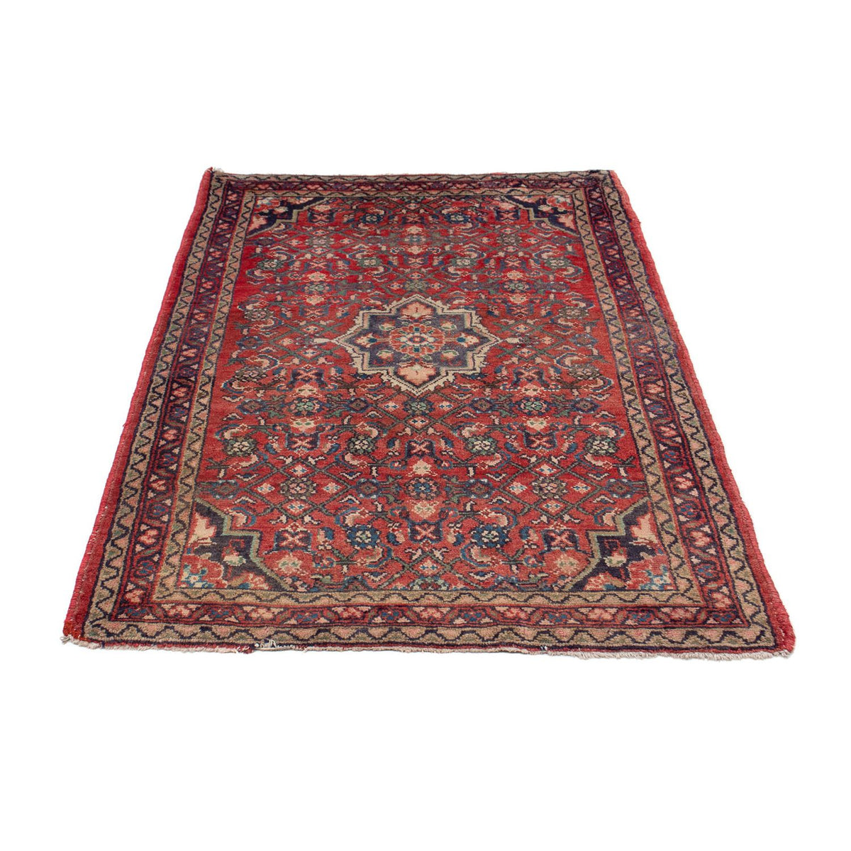 Tapis persan - Nomadic - 130 x 86 cm - rouge