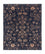 Tapis oriental - 300 x 246 cm - bleu foncé
