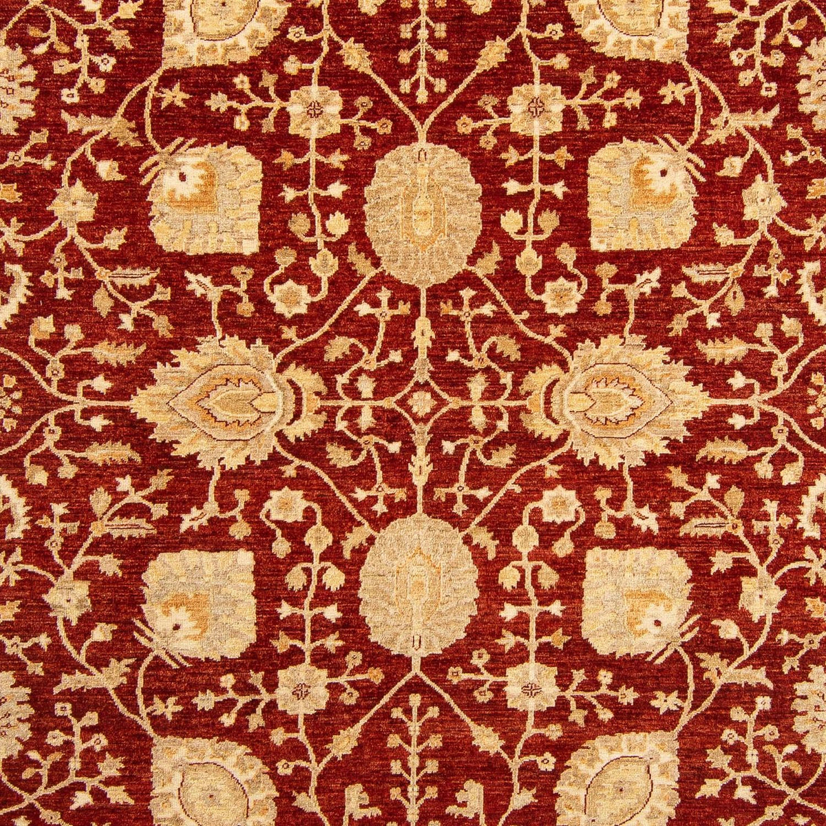Tapis Ziegler - 343 x 248 cm - rouge foncé