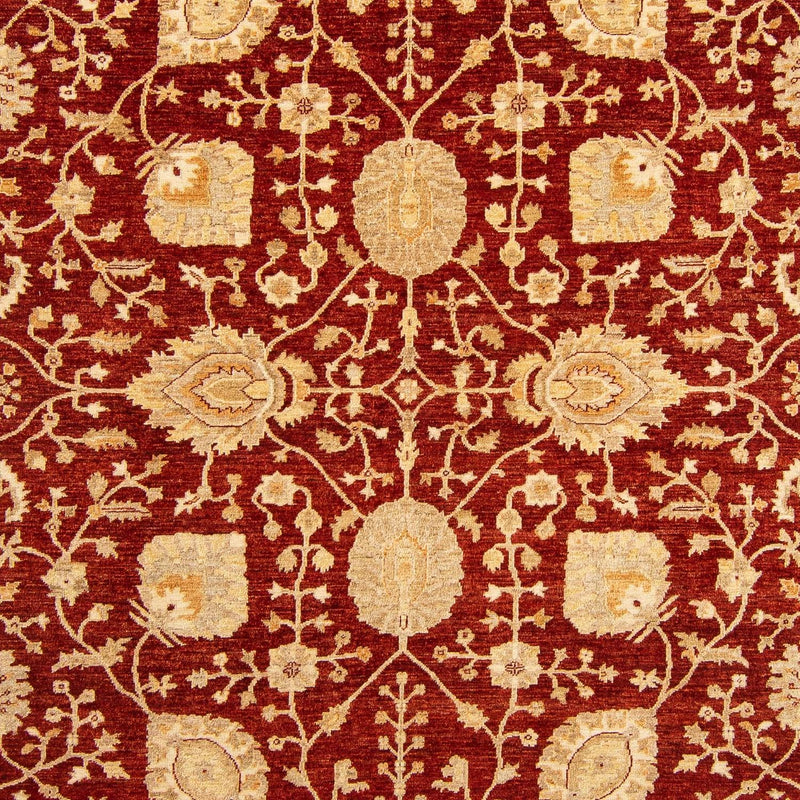 Tapis Ziegler - 343 x 248 cm - rouge foncé