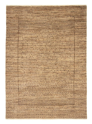 Tapis Gabbeh - Indus - 227 x 166 cm - marron clair