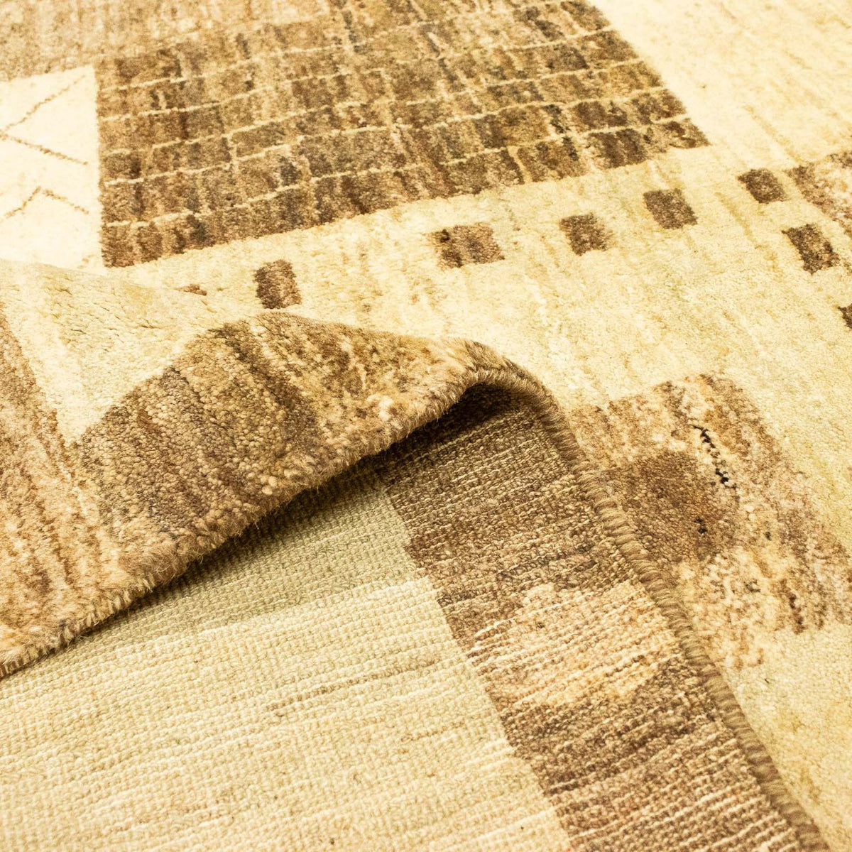 Tapis Gabbeh - Indus - 307 x 246 cm - multicolore