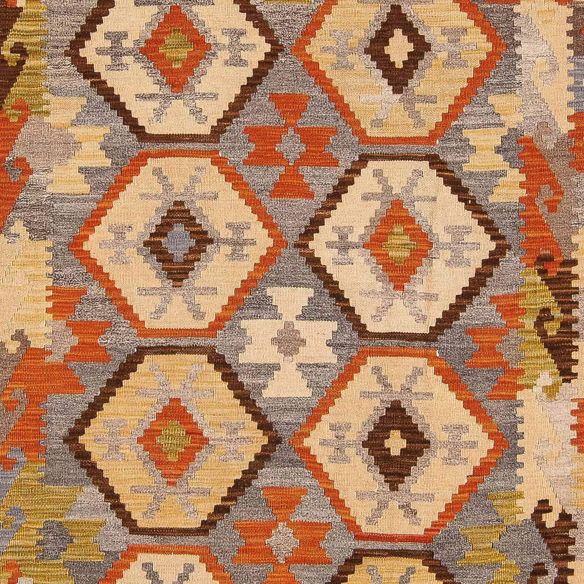 Tapis Kelim - Splash - 300 x 200 cm - multicolore