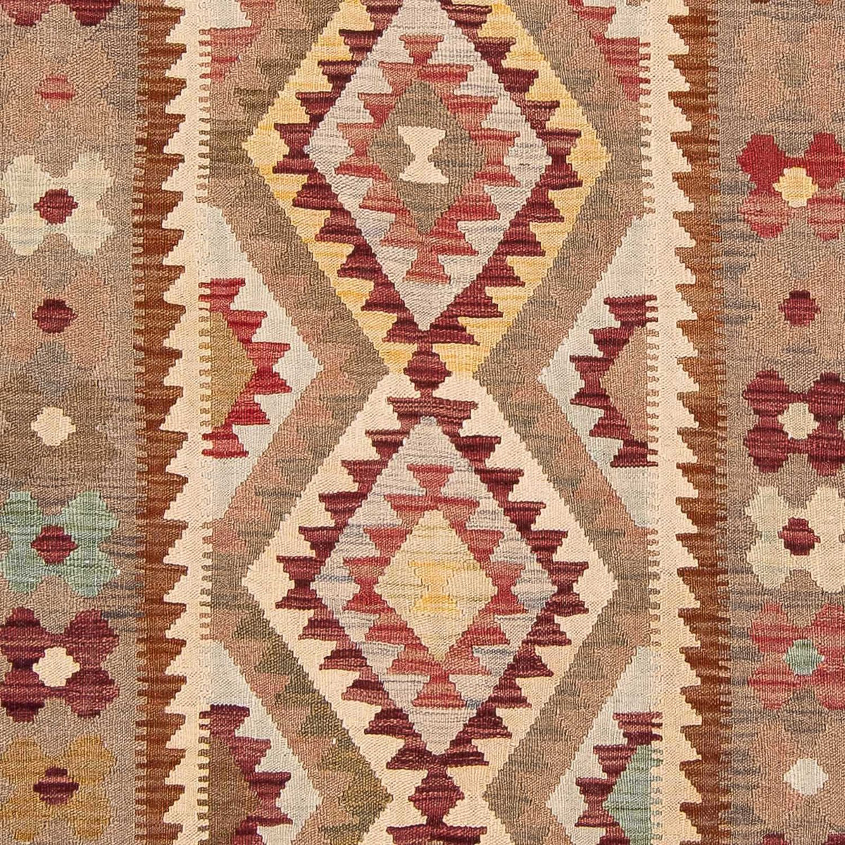 Tapis Kelim - Splash - 293 x 198 cm - multicolore