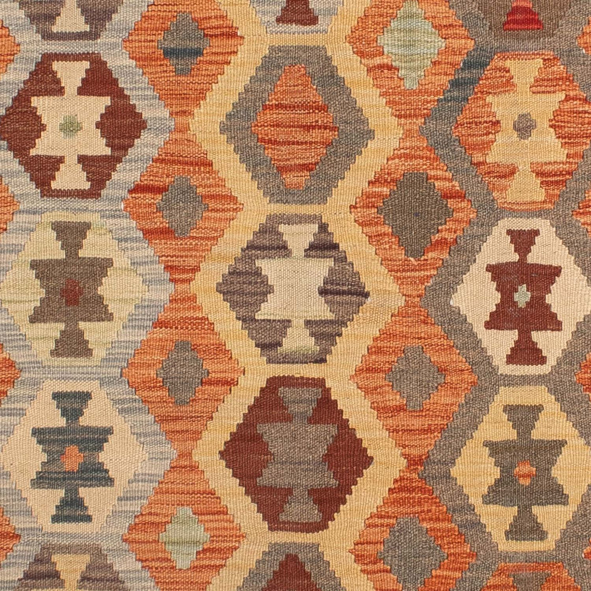 Tapis Kelim - Splash - 205 x 149 cm - multicolore
