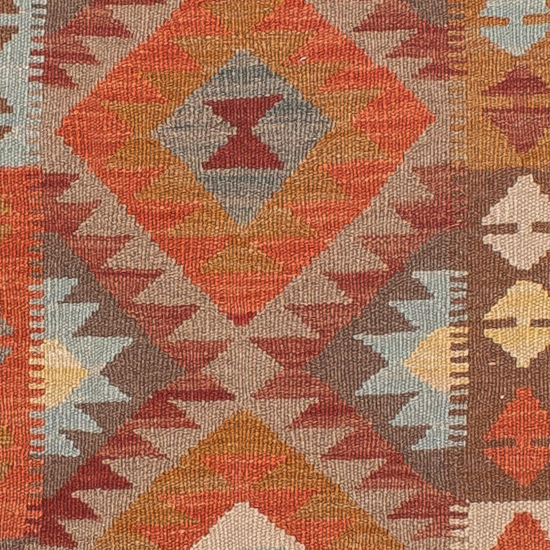 Tapis de couloir Tapis Kelim - Splash - 296 x 76 cm - rouge clair