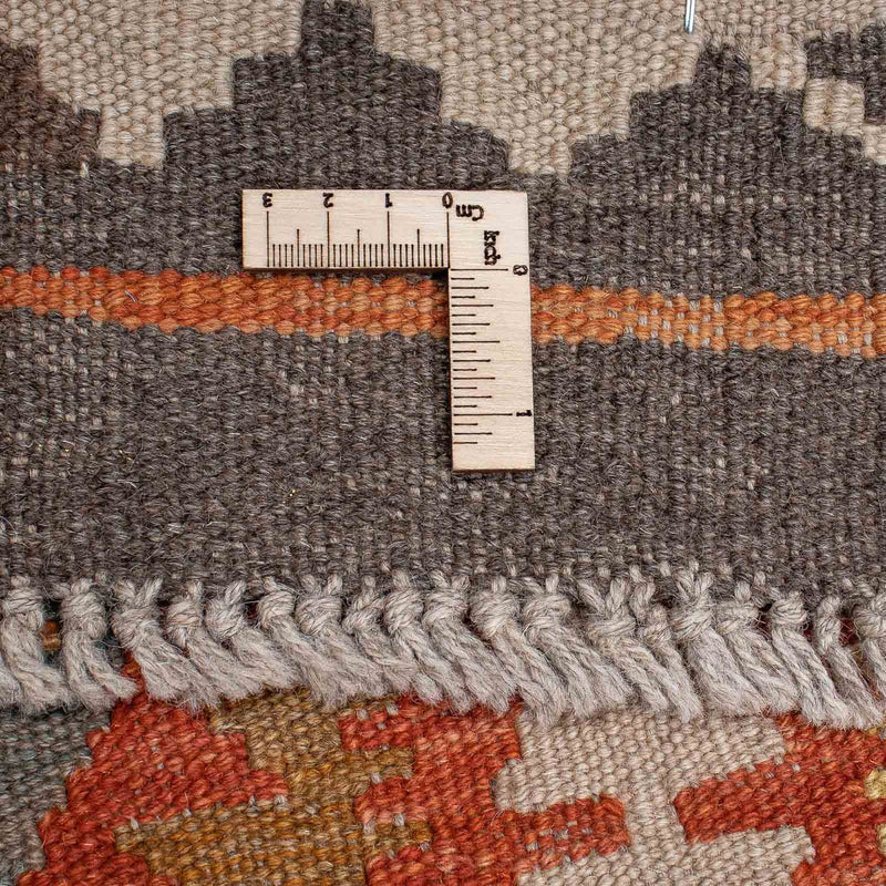 Tapis de couloir Tapis Kelim - Splash - 296 x 76 cm - rouge clair