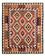 Tapis Kelim - Splash - 207 x 163 cm - multicolore