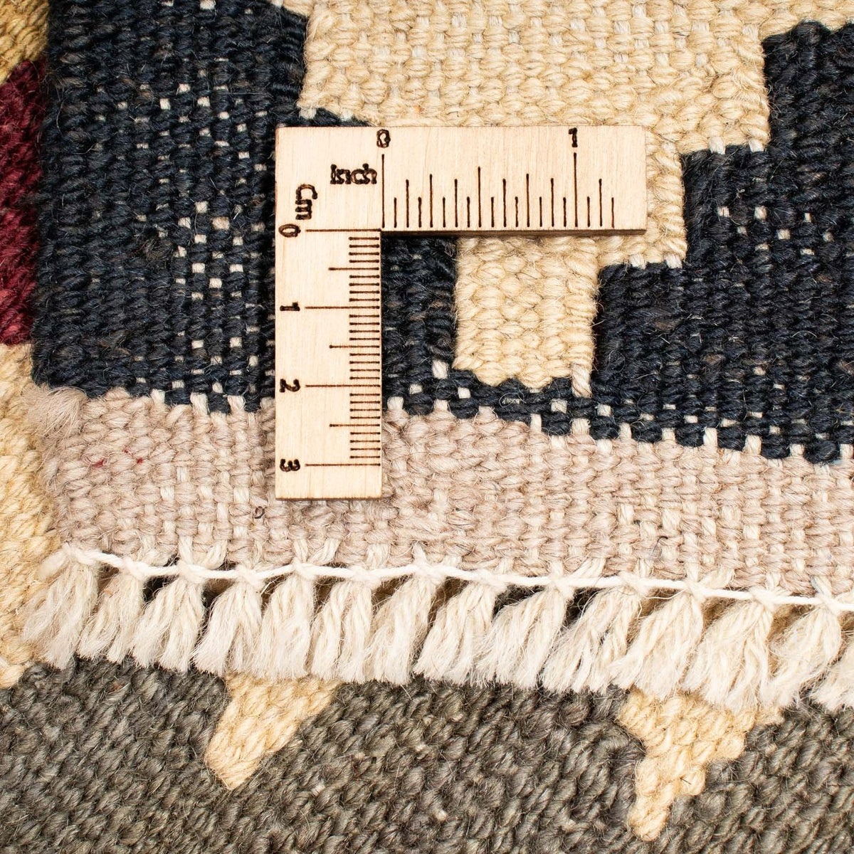 Tapis Kelim - Splash - 207 x 163 cm - multicolore