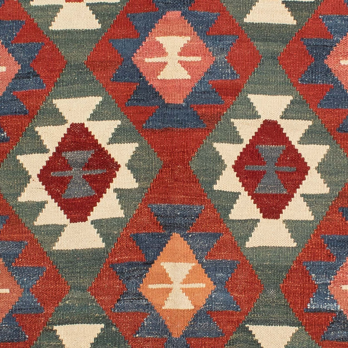 Tapis Kelim - Splash - 207 x 155 cm - multicolore