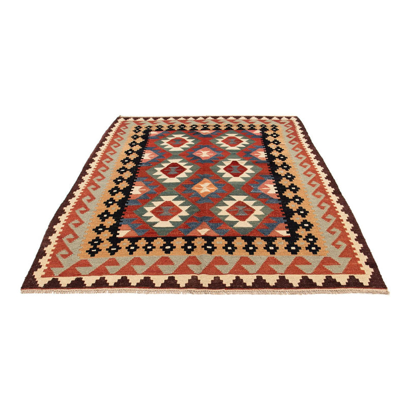 Tapis Kelim - Splash - 207 x 155 cm - multicolore