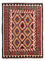 Tapis Kelim - Splash - 203 x 147 cm - multicolore