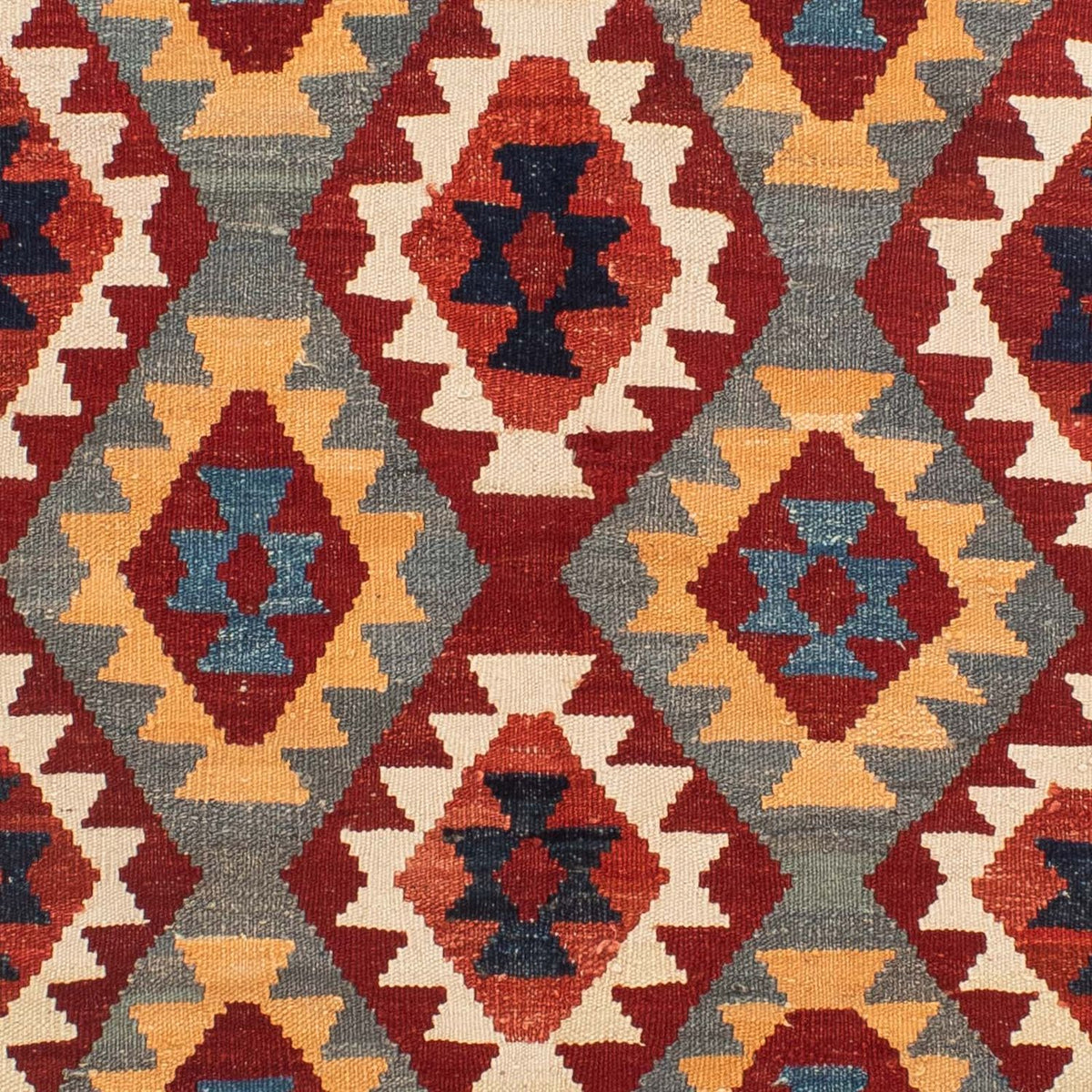 Tapis Kelim - Splash - 203 x 147 cm - multicolore