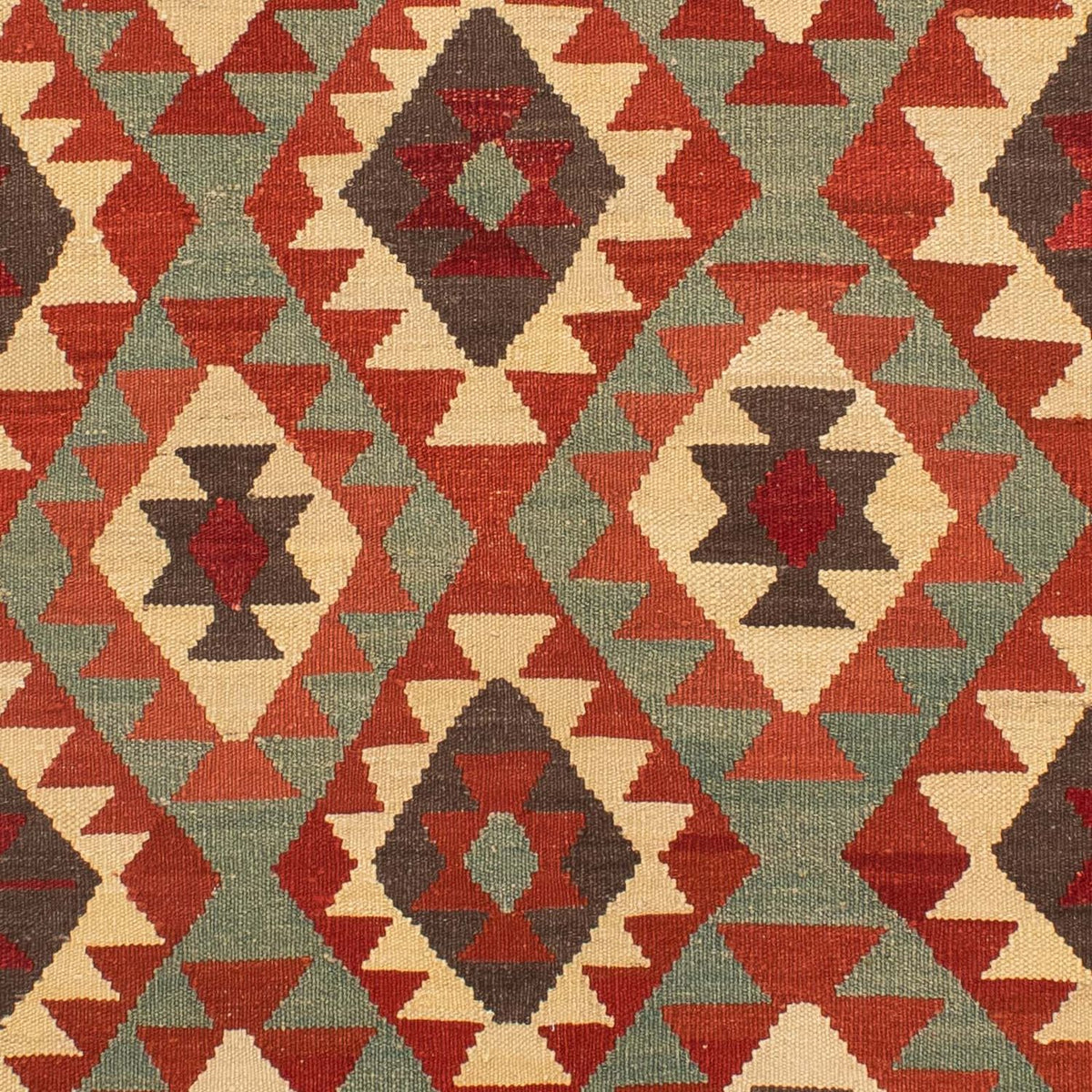 Tapis Kelim - Splash - 215 x 157 cm - multicolore