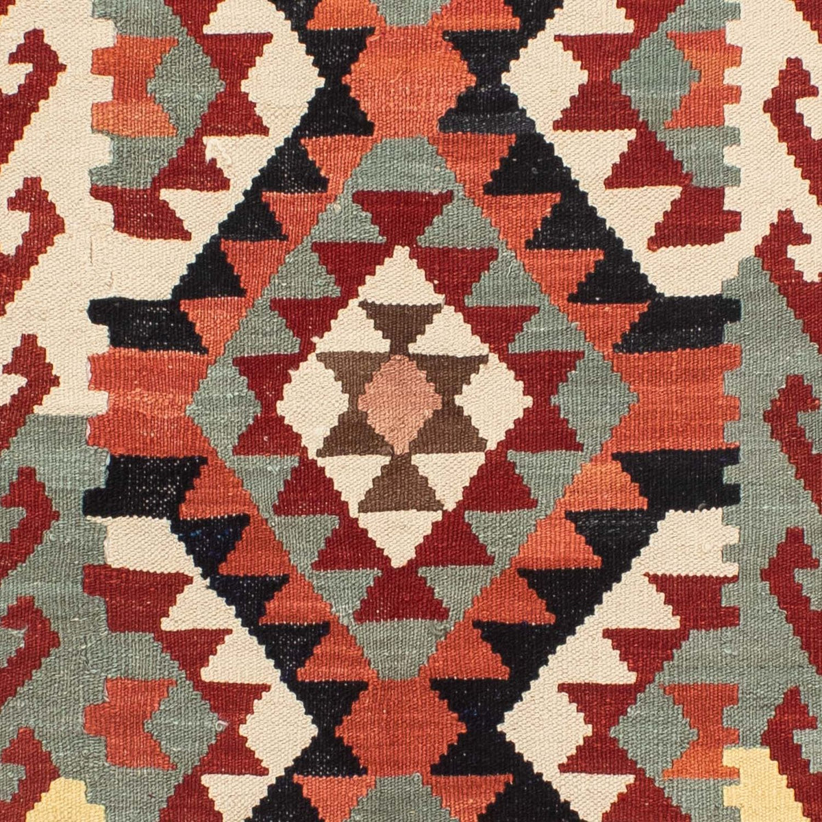 Tapis Kelim - Splash - 207 x 132 cm - multicolore