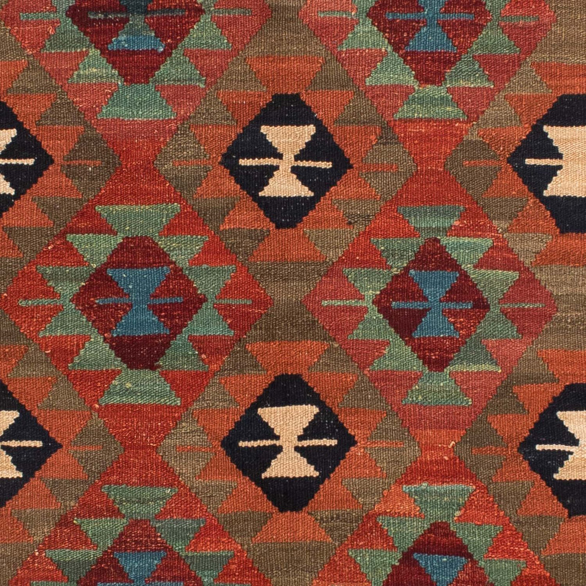 Tapis Kelim - Splash - 211 x 154 cm - multicolore