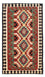 Tapis de couloir Tapis Kelim - Splash - 224 x 129 cm - multicolore