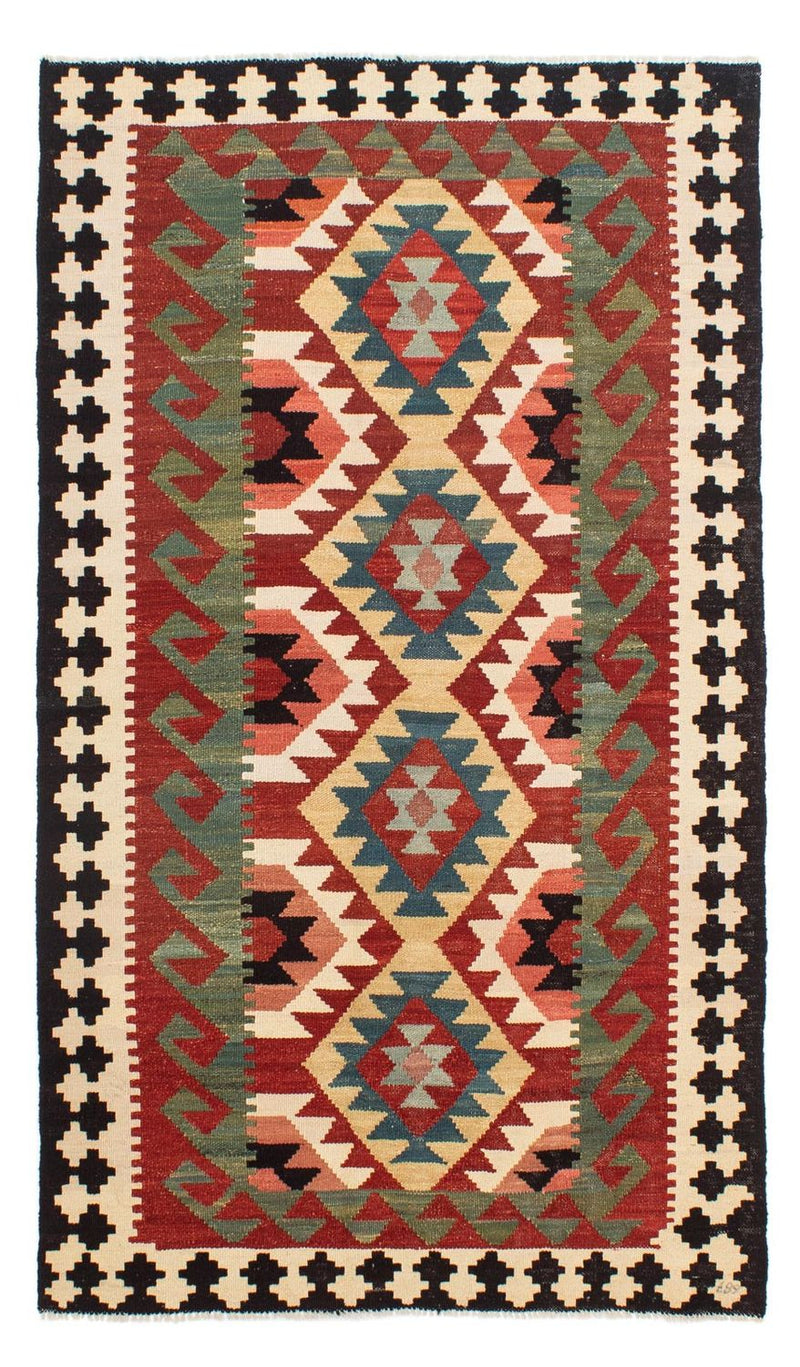 Tapis de couloir Tapis Kelim - Splash - 224 x 129 cm - multicolore