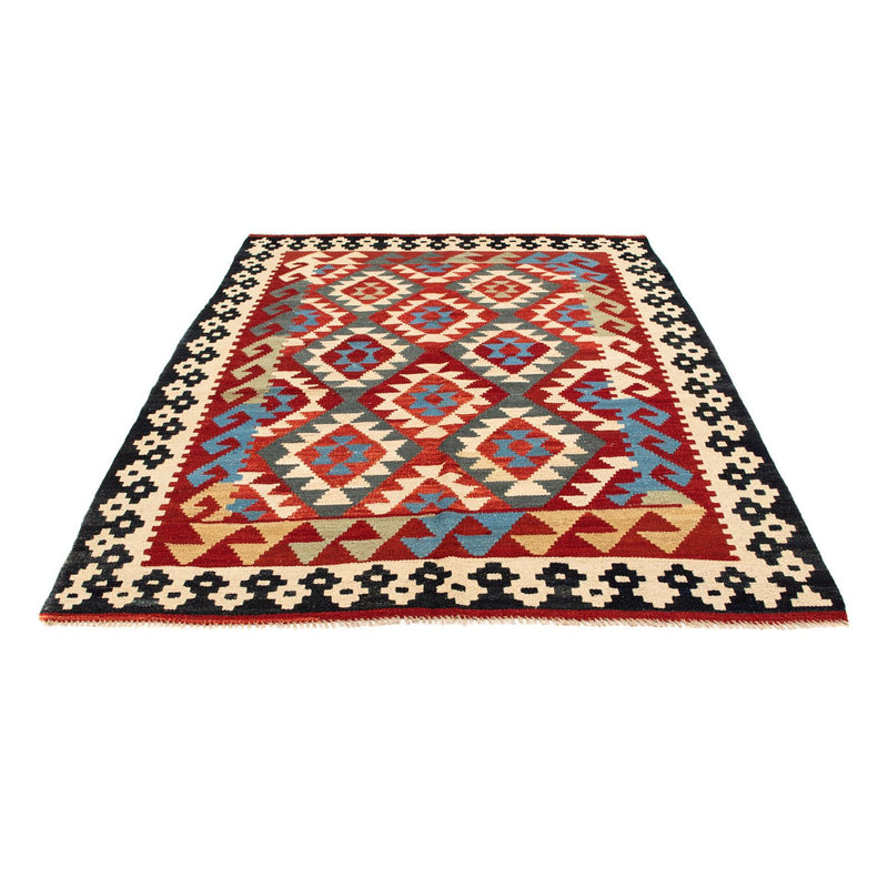 Tapis Kelim - Splash - 199 x 163 cm - multicolore