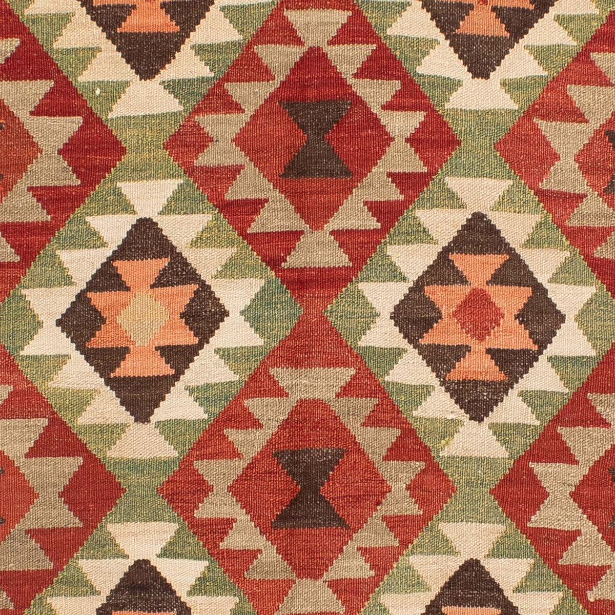 Tapis Kelim - Splash - 183 x 155 cm - multicolore